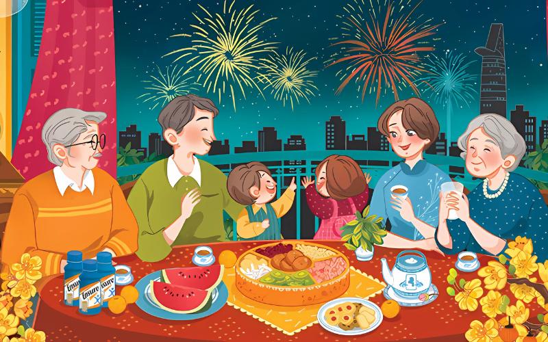 Không Khí Tết 2025 – Sum Vầy, An Khang, Thịnh Vượng